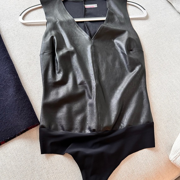 Commando | Tops | Commando Soft Faux Leather Bodysuit Worn X Smoke Free ...